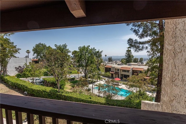 9418 Via Patricia Unit 30, Burbank, CA 91504 - balcony with view of pool area