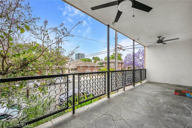 2662 E 2nd St Unit E1, Long Beach, CA 90803 - balcony with ceiling fan