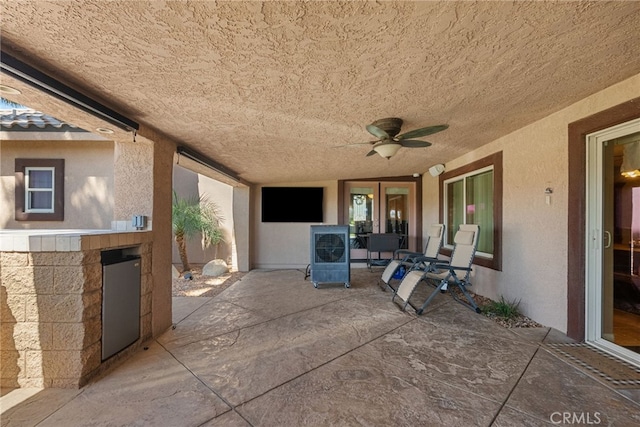 40139 15th St W, Palmdale, CA 93551 - view of patio with ceiling fan