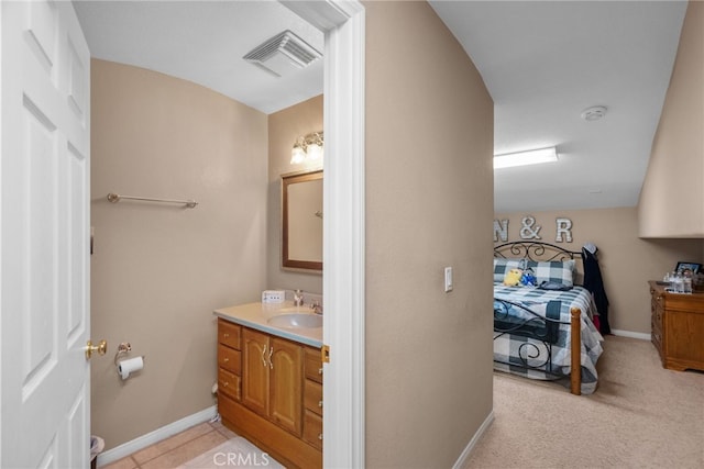 40139 15th St W, Palmdale, CA 93551 - bathroom featuring vanity and baseboards
