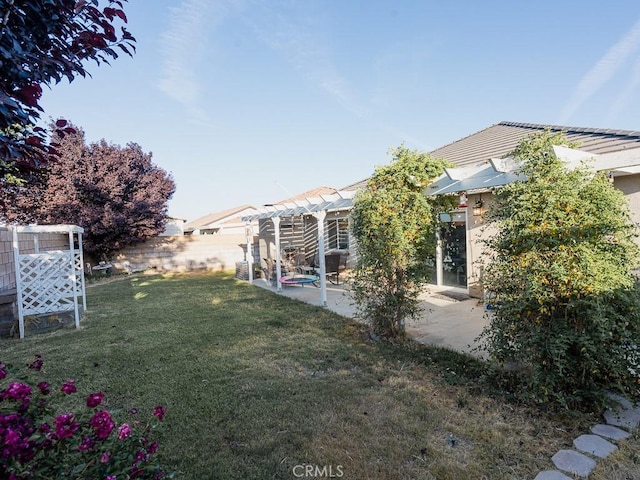 3031 E Lingard St, Lancaster, CA 93535 - view of yard with a pergola and a patio