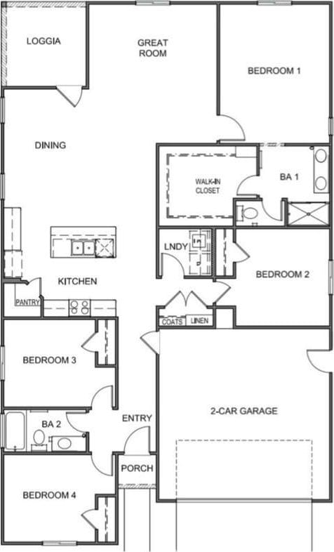 1658 Almondwood Dr, Orland, CA 95963 - view of property floor plan