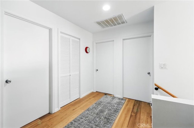 30156 Lexington Dr, Castaic, CA 91384 - hall with wood finished floors and an upstairs landing