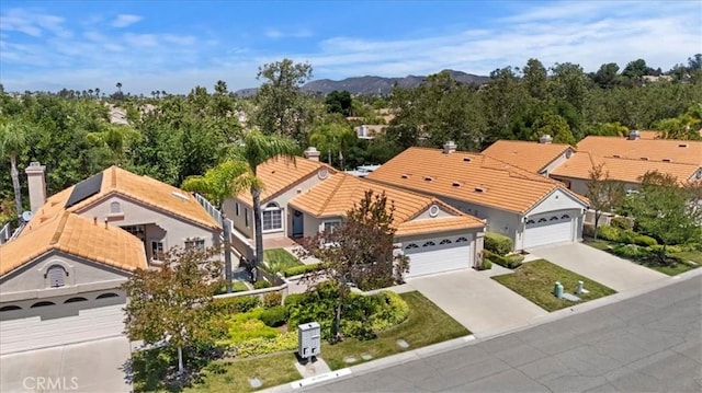 40209 Corte Peralta, Murrieta, CA 92562 - aerial view of property and surrounding area featuring a mountain backdrop