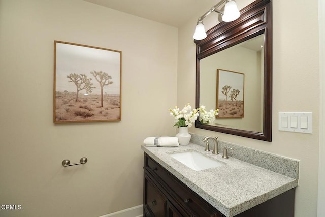 5026 Doreen Ave, Temple City, CA 91780 - bathroom with vanity and baseboards
