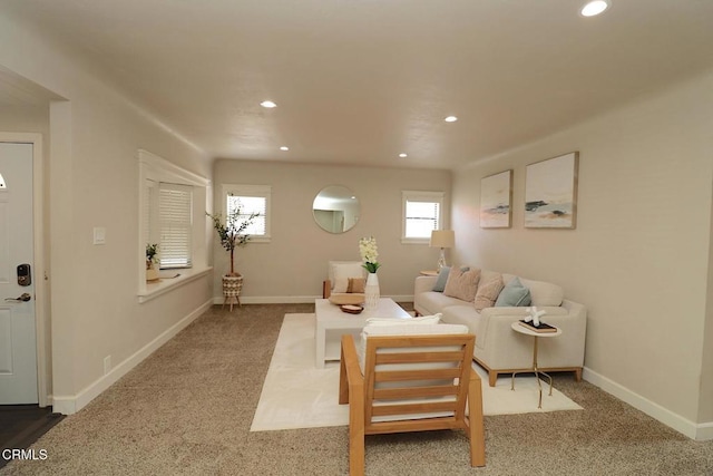 5026 Doreen Ave, Temple City, CA 91780 - carpeted living area with recessed lighting