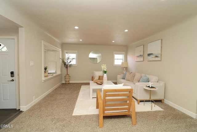 5026 Doreen Ave, Temple City, CA 91780 - carpeted living room featuring recessed lighting