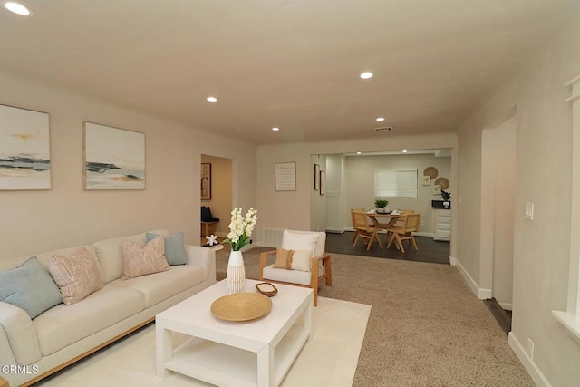 5026 Doreen Ave, Temple City, CA 91780 - living room with recessed lighting and carpet flooring