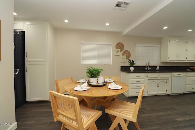5026 Doreen Ave, Temple City, CA 91780 - dining area with recessed lighting and dark wood-style flooring