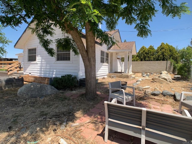 1390 Dewey Pl, Campo, CA 91906 - rear view of property