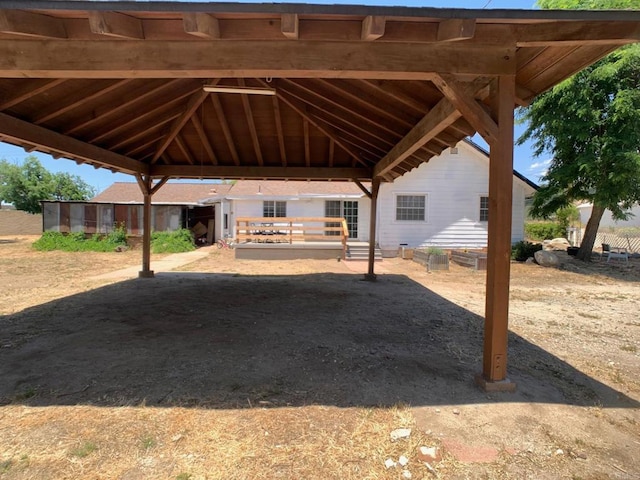 1390 Dewey Pl, Campo, CA 91906 - view of patio with a carport and a gazebo