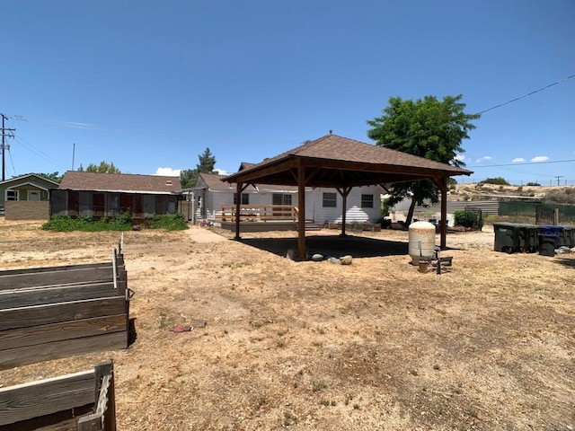 1390 Dewey Pl, Campo, CA 91906 - view of yard featuring a gazebo