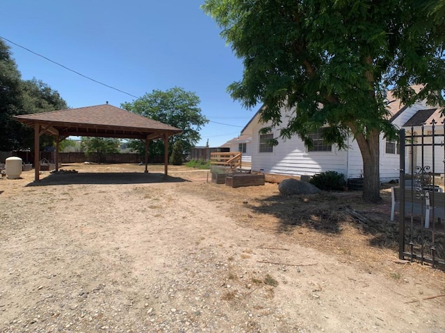 1390 Dewey Pl, Campo, CA 91906 - view of yard with a gazebo, a carport, and dirt driveway