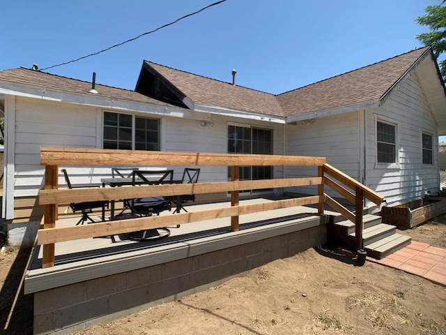 1390 Dewey Pl, Campo, CA 91906 - rear view of property featuring a shingled roof