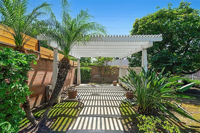 1604 N Laurel Ave, Upland, CA 91784 - fenced backyard with a patio area and a pergola