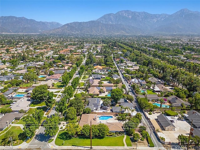 1604 N Laurel Ave, Upland, CA 91784 - aerial overview of property's location featuring nearby suburban area