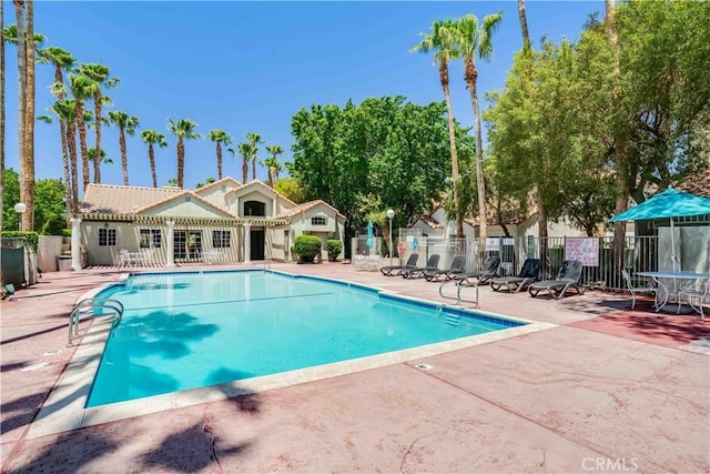 37940 42nd St E Unit 129, Palmdale, CA 93552 - community pool featuring a patio