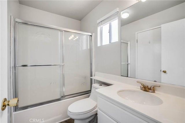 37940 42nd St E Unit 129, Palmdale, CA 93552 - full bathroom with vanity and combined bath / shower with glass door