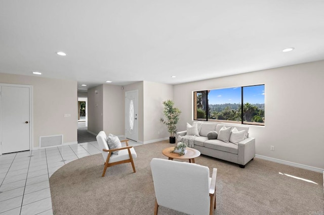 917 Gretna Green Way, Escondido, CA 92025 - living area featuring recessed lighting and light tile patterned flooring