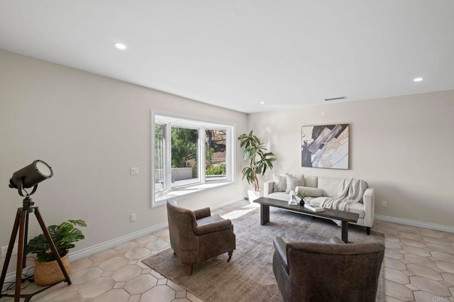 917 Gretna Green Way, Escondido, CA 92025 - living room featuring recessed lighting and light tile patterned flooring