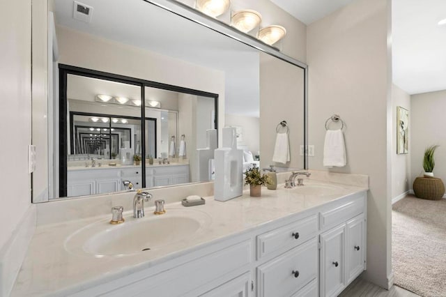 917 Gretna Green Way, Escondido, CA 92025 - full bath with double vanity and baseboards