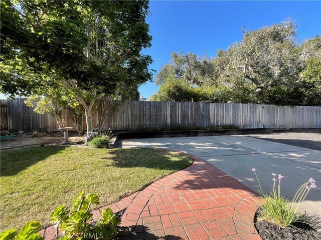 1039 Maple St, Arroyo Grande, CA 93420 - fenced backyard featuring a patio