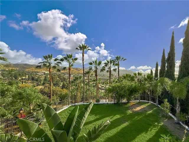 567 Lone Oak Dr, Thousand Oaks, CA 91362 - view of yard featuring a mountain view
