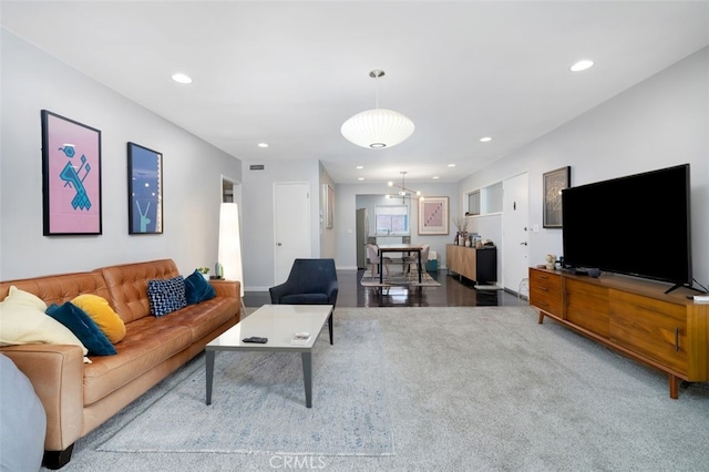365 Hastings Ranch Rd Unit 4, Pasadena, CA 91107 - living room featuring recessed lighting