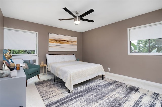 365 Hastings Ranch Rd Unit 4, Pasadena, CA 91107 - bedroom with multiple windows and ceiling fan
