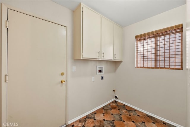 41024 Montelena Cir, Temecula, CA 92591 - laundry room with cabinet space, electric dryer hookup, and hookup for a washing machine