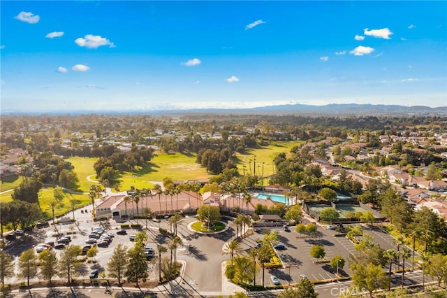 41024 Montelena Cir, Temecula, CA 92591 - aerial perspective of suburban area featuring a mountain backdrop and a local golf course