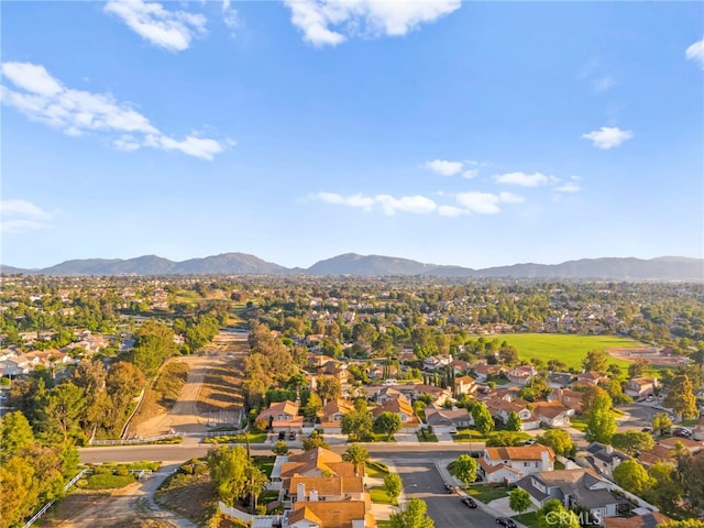41024 Montelena Cir, Temecula, CA 92591 - aerial view of residential area featuring a mountain backdrop