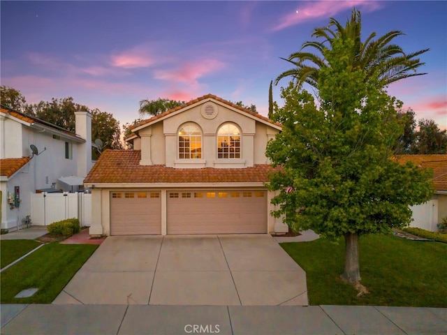 41024 Montelena Cir, Temecula, CA 92591 - mediterranean / spanish house with stucco siding, concrete driveway, and a tiled roof