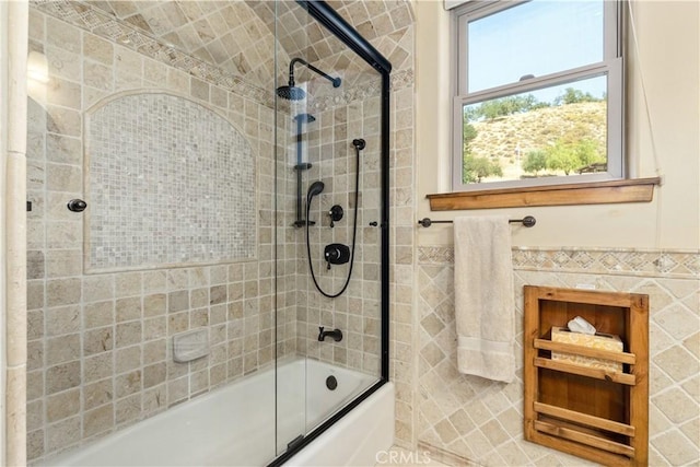 9942 Sunfish Cir, Paso Robles, CA 93446 - full bath with tile walls and shower / bath combination with glass door