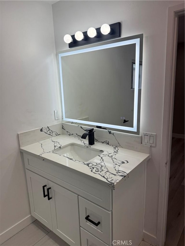 1540 Potrero Grande Dr Unit A, Rosemead, CA 91770 - bathroom featuring vanity and baseboards