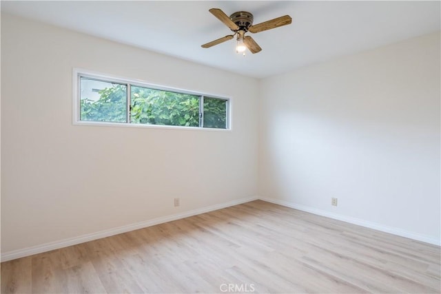 1534 W 154th Pl, Gardena, CA 90247 - empty room with light wood finished floors and a ceiling fan
