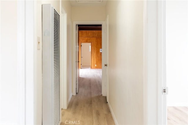 1534 W 154th Pl, Gardena, CA 90247 - corridor featuring a heating unit and light wood finished floors