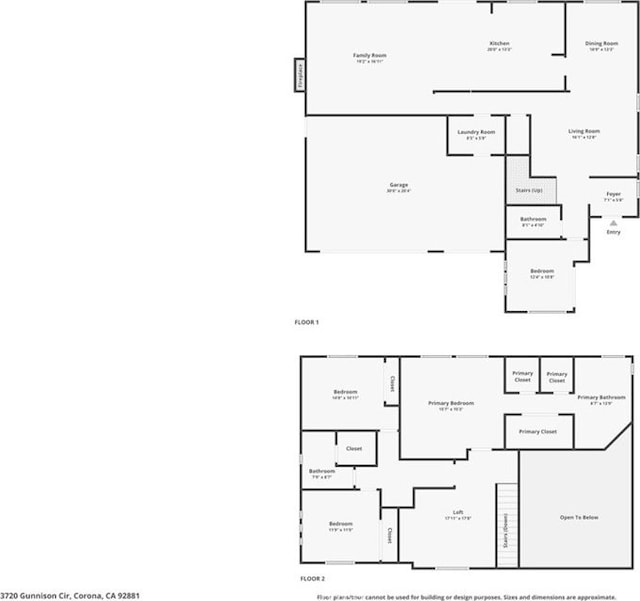 3720 Gunnison Cir, Corona, CA 92881 - view of home floor plan
