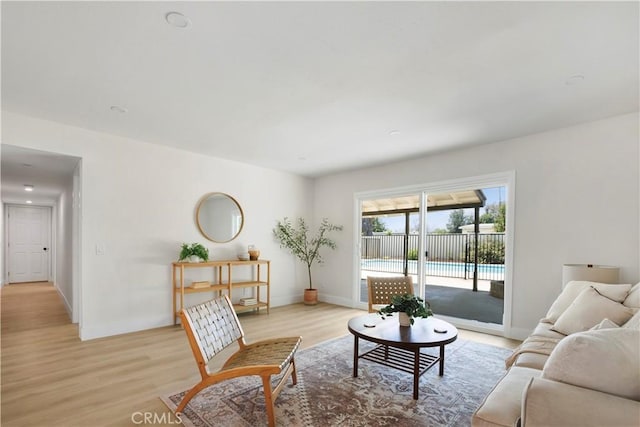 801 Navajo Dr, Riverside, CA 92507 - living room with light wood finished floors and baseboards