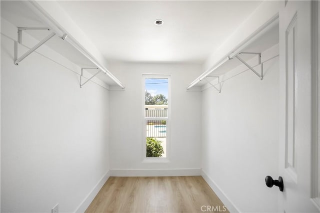 801 Navajo Dr, Riverside, CA 92507 - spacious closet with light wood-type flooring