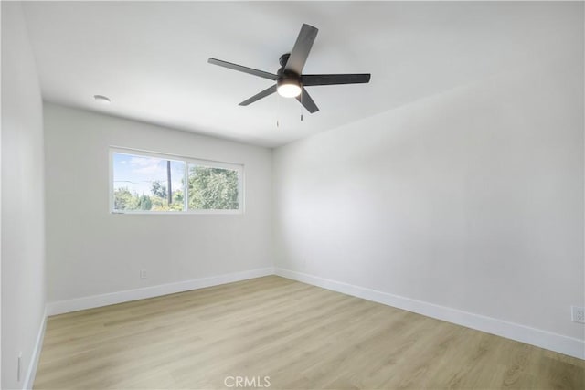 801 Navajo Dr, Riverside, CA 92507 - empty room featuring light wood-type flooring and ceiling fan