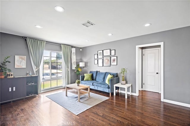 1425 Violeta Dr, Alhambra, CA 91801 - living room with recessed lighting and wood finished floors