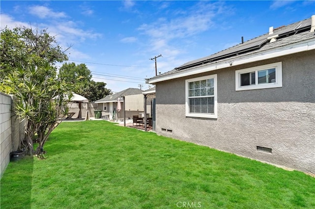 1425 Violeta Dr, Alhambra, CA 91801 - fenced backyard with a gazebo and a patio area