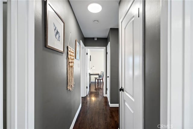1425 Violeta Dr, Alhambra, CA 91801 - corridor featuring dark wood-style flooring and baseboards
