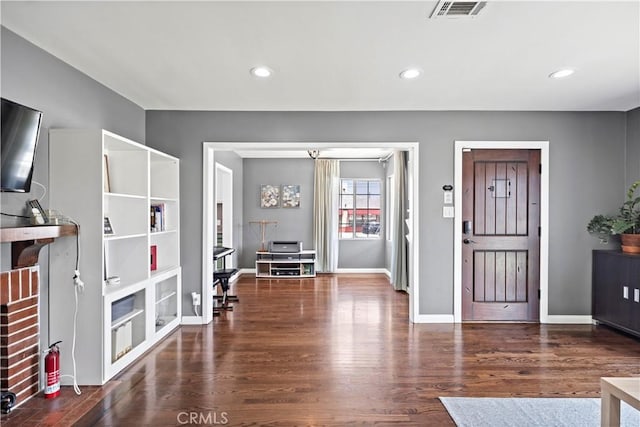 1425 Violeta Dr, Alhambra, CA 91801 - entrance foyer featuring wood finished floors and recessed lighting