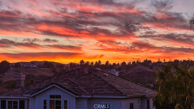 5 Kennedy Ct, Coto De Caza, CA 92679 - exterior view of a chimney and a tile roof