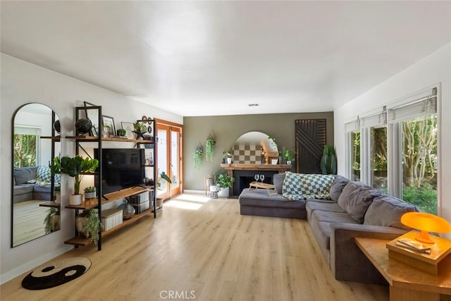 8 Barton Pkwy, Oakdale, CA 95361 - living area with plenty of natural light and light wood-type flooring