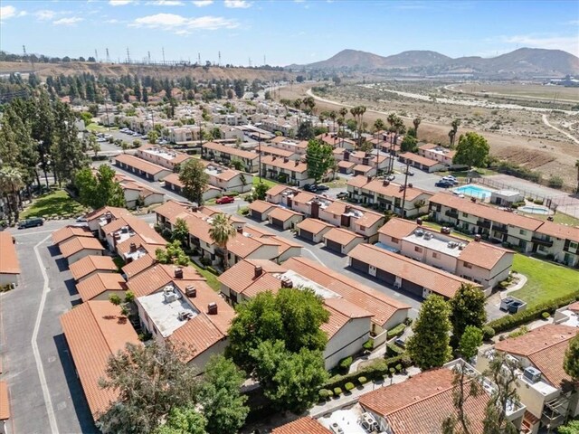 1077 Santo Antonio Dr Unit 54, Colton, CA 92324 - aerial view of residential area featuring mountains