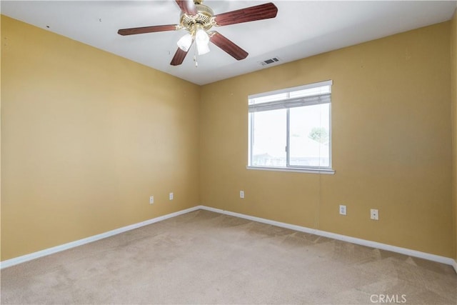 1678 Bella Vista Ct, Paso Robles, CA 93446 - empty room with light colored carpet and a ceiling fan