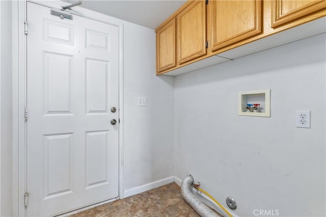 1678 Bella Vista Ct, Paso Robles, CA 93446 - washroom featuring cabinet space, hookup for a washing machine, and hookup for an electric dryer